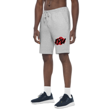 Load image into Gallery viewer, Hidden Men's fleece shorts- White